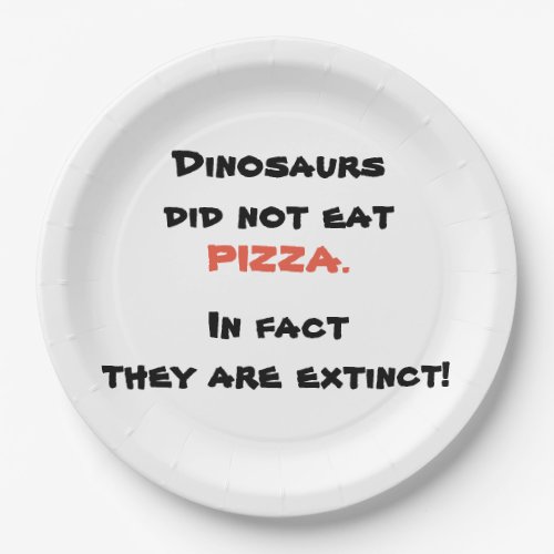 Funny Pizza plate