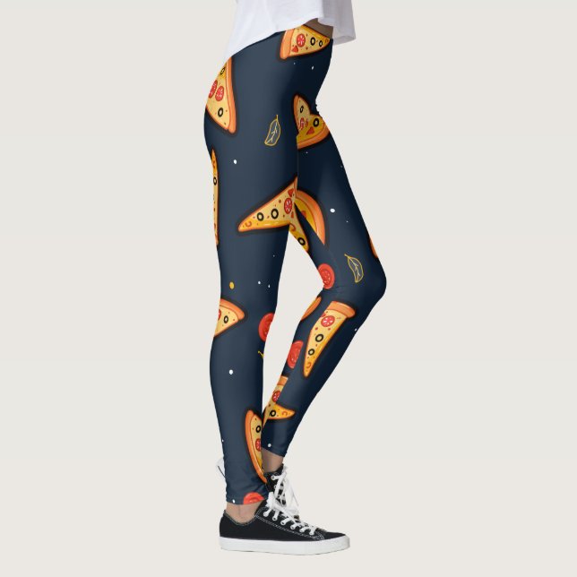 Funny pizza slice leggings (Right)