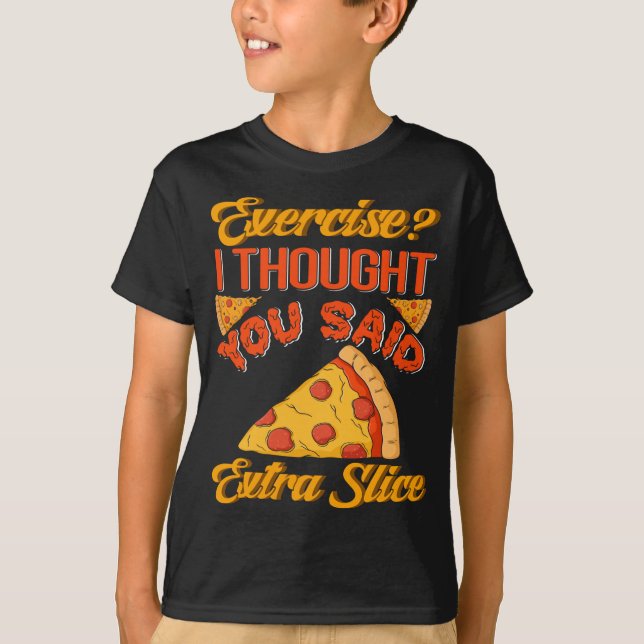 Funny Pizza Slice T-Shirt (Front)