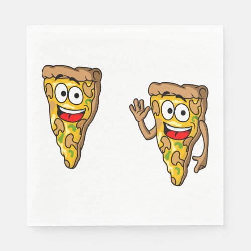 Funny Pizza Slices Napkins