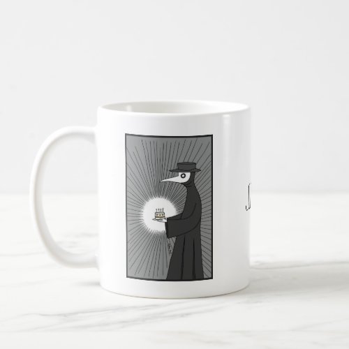 Funny Plague Doctor Mask Personalized with name Coffee Mug
