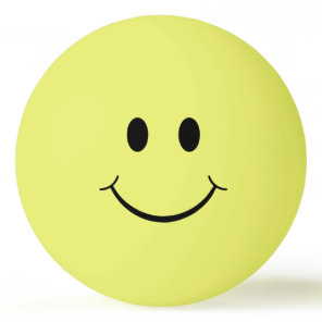 Funny Plain Face Ping-Pong Ball