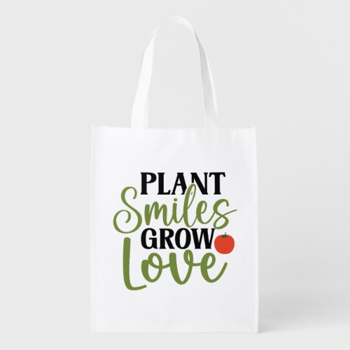 Funny Plant Garden Quote Flower Gardening Grocery Bag