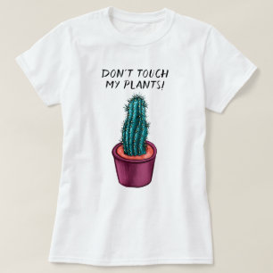 Funny Plant Lady Gardener Cactus Succulent T-Shirt