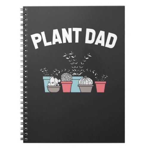 Funny Plant lover Dad Saying Gardener Husband Notebook