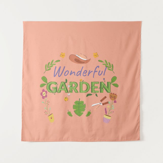 Funny Plant Lover Gift for Women Gardeners  Tapestry (Front)
