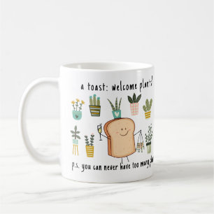 Funny Plant Lover Gift   Potted Plants Silly  Coffee Mug