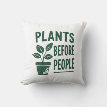Funny Plants Before People Vintage Ink Stamp Art