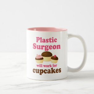 Funny Plastic Surgeon Two-Tone Coffee Mug