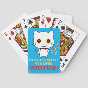 funny playing cards "CUTE CAT"