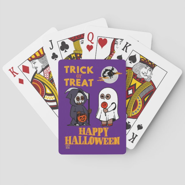 funny playing cards  "HALLOWEEN 1" (Back)
