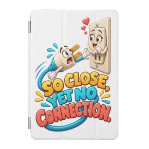 Funny Plug and Socket Humor iPad Mini Cover