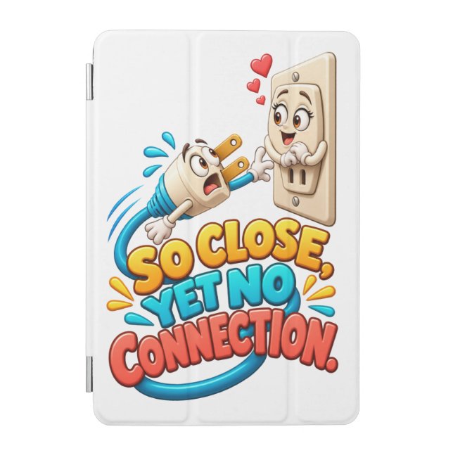 Funny Plug and Socket Humor iPad Mini Cover (Front)