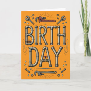 Funny Plumber Birthday Card Humor Trades