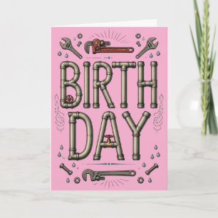 Funny Plumber Birthday Card Humor Trades