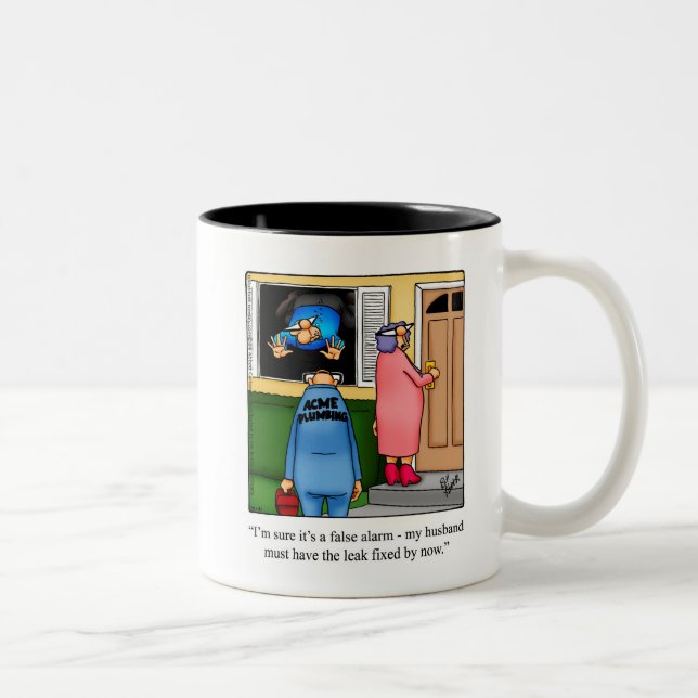 Funny Plumber Humor Mug (Right)