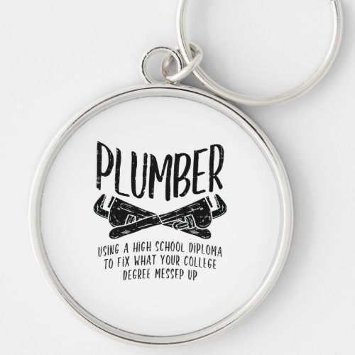 Funny Plumber Keychain