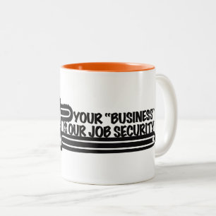 Funny Plumbing Company, Construction Two-Tone Coffee Mug