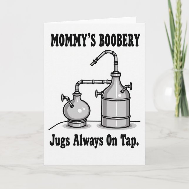 Funny Plumbing Mothers Day Card (Front)