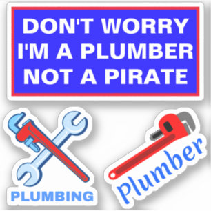 Funny Plumbing Saying Sticker