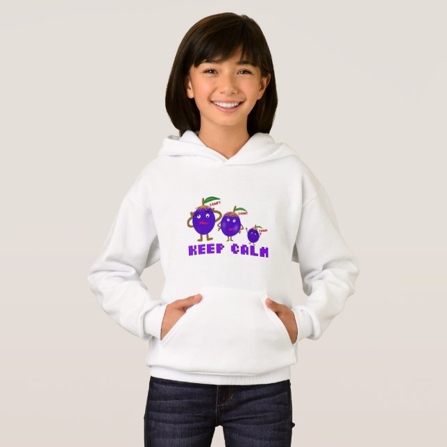 Funny plums hoodie (Front Full)