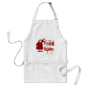 Funny PMS Stabby Adult Apron