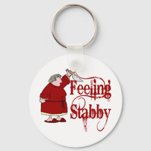 Funny PMS Stabby Keychain