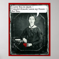 Funny Poet Emily Dickinson Valentine's Day