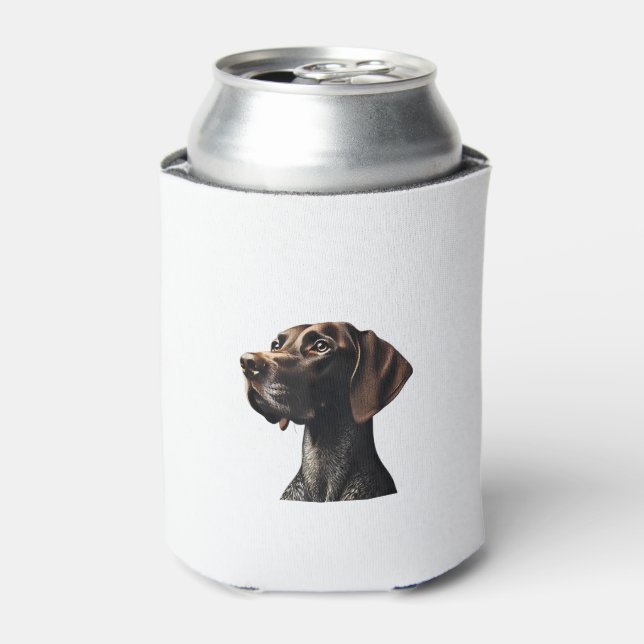 Funny Pointer Shirt Pointer Mom Dad Dog Lover Poin Can Cooler (Can Front)