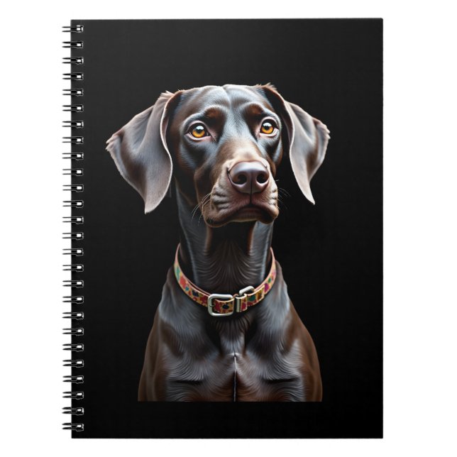 Funny Pointer Shirt Pointer Mom Dad Dog Lover Poin Notebook (Front)