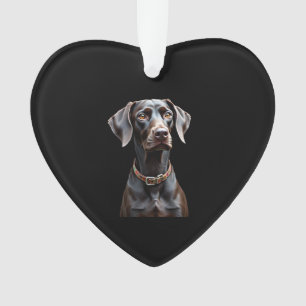 Funny Pointer Shirt Pointer Mom Dad Dog Lover Poin Ornament