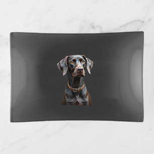 Funny Pointer Shirt Pointer Mom Dad Dog Lover Poin Trinket Tray