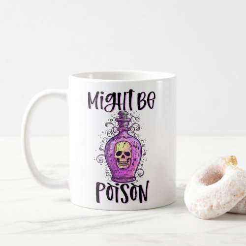 Funny Poison Potion Bottle Cute Witch Halloween Coffee Mug