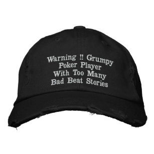 Funny Poker Bad Beat Stories, Embroidered Hat