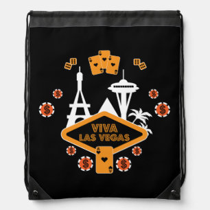 Funny Poker Gifts   Lucky Cards   Poker Party Mous Drawstring Bag