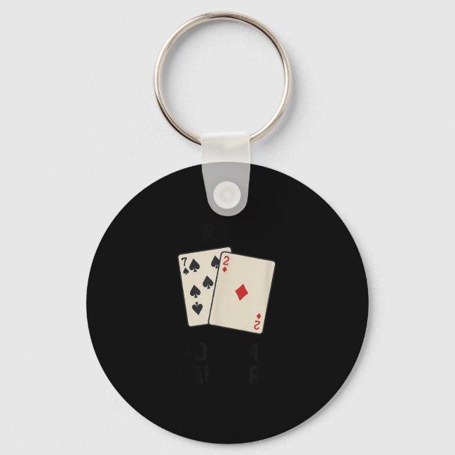 Funny poker, i don't even fold my laundry keychain (Front)