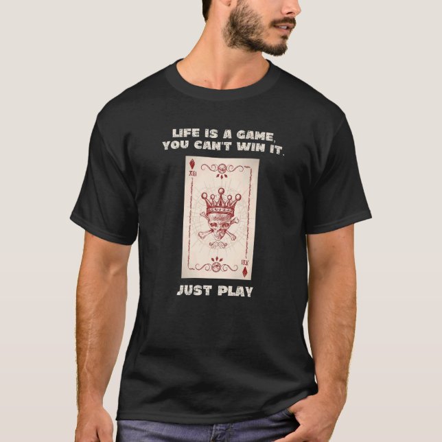 Funny poker motif for men and women Premium T-Shirt (Front)