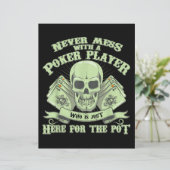 Funny Poker | Never Mess With A Poker Player (Standing Front)