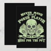 Funny Poker | Never Mess With A Poker Player (Front/Back)