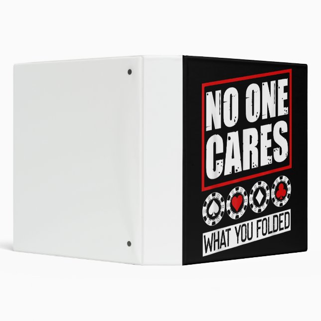 Funny Poker | No One Cares What You Folder (Background)