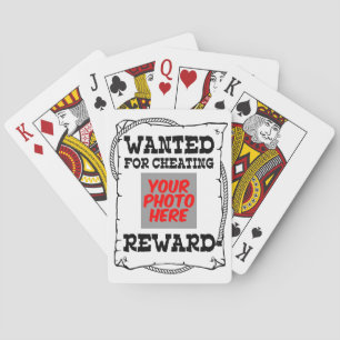 Funny Poker Player Gag Gift Idea, Wanted Poster Cards