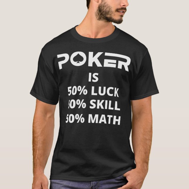 Funny Poker T-Shirt (Front)