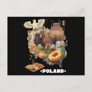 Funny Poland Stereotype Overload Postcard
