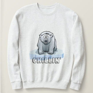 Funny Polar Bear Chillin Sweatshirt