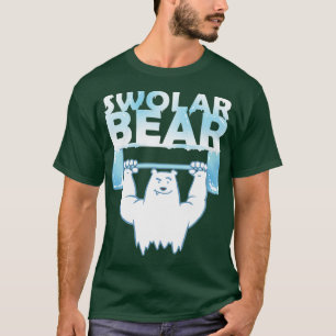 Funny Polar Bear Swolar Bear Lifting Tshirt