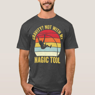 Funny Pole Vault Pole Vaulting Gravity Retro T-Shirt