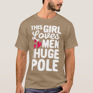 Funny Pole Vault Pole Vaulting Huge Pole T-Shirt
