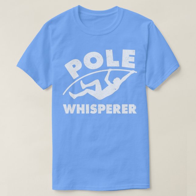 Funny Pole Vault Pole Vaulting Pole Jumping Pole W T-Shirt (Design Front)