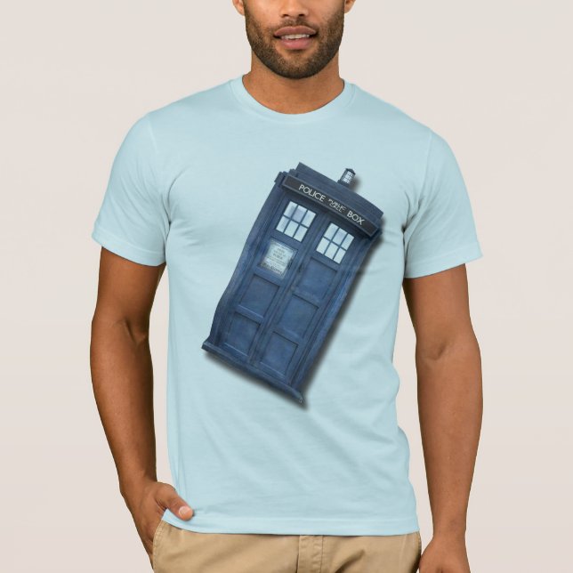 Funny Police Call Box T-Shirt (Front)