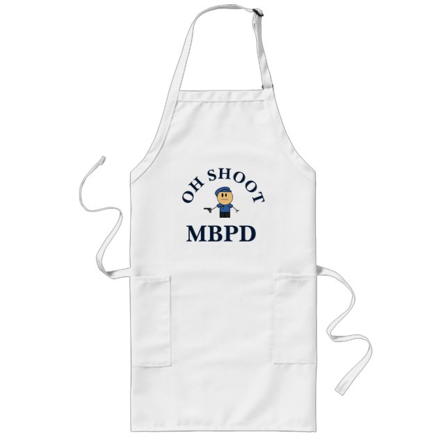 Funny Police Department Apron (Front)